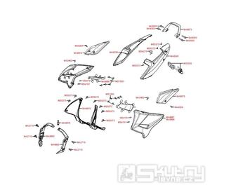 F13 Kapotáž - Kymco Quannon 125 Naked