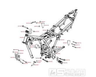 F22 Rám / Držák - Kymco PULSAR 125 II [KE25RF]