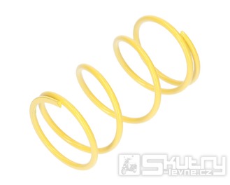 Kontrastní pružina Malossi MHR žlutá K7,3 / 105mm pro Honda PCX a SH 125 až 150ccm
