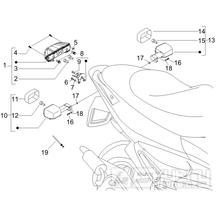 6.04 Zadní světlo a blinkry - Gilera Runner 200 VXR 4T LC Race 2005-2006 (ZAPM46200)