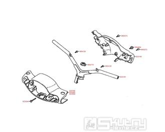 F04 Řídítka / kapotáž řídítek - Kymco DJ 50