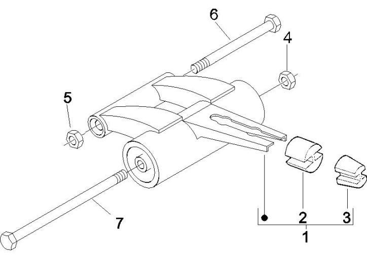 4.01 Uložení motoru - Gilera Runner 50 PureJet 2005-2006 UK (ZAPC46200)