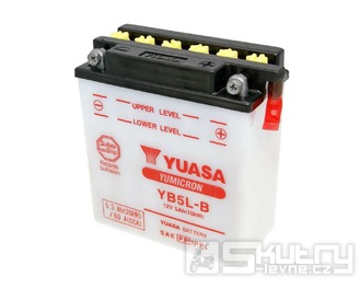Baterie Yuasa YuMicron YB5L-B olověná bez kyselinového balení