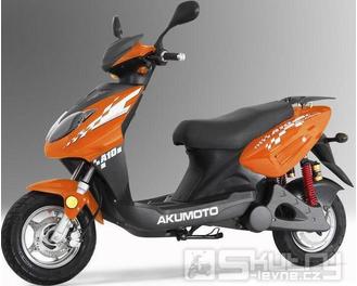 Elektrický skútr Akumoto A10/K70 - barva oranžová