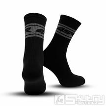 Ponožky 4SR Grey Stripes - velikost 36-41