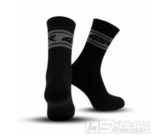 Ponožky 4SR Grey Stripes