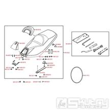 F09 Sedačka a nářadí - Kymco Xciting 250i AFI