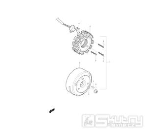 19 Magneto dobíjení - Hyosung Hyper 125