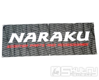 Banner Naraku z vlajkového materiálu o rozměru 200x70cm