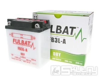 Baterie Fulbat FB3L-A olověná vč. kyselinového balení