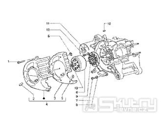 T11 Magneto dobíjení - Gilera Runner 125 FX DT 2T LC (ZAPM0700...)