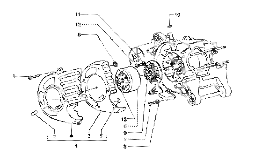 T11 Magneto dobíjení - Gilera Runner 125 FX DT 2T LC (ZAPM0700...)