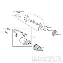 E07 Elektrický startér / olejové čerpadlo - Kymco Agility 50 Basic 4T