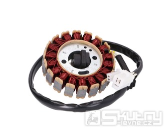 Stator dobíjení s 18 cívkami s průměrem 93mm pro skútry s motory GY6 125ccm a 150ccm