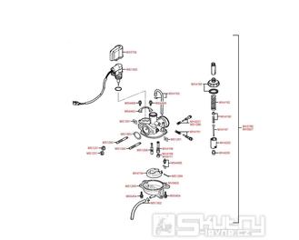 E11 Karburátor - Kymco Dink 50 SH10C