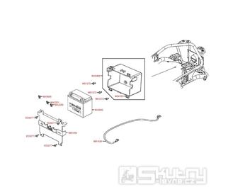 F11 Baterie / Pojistky - Kymco Downtown 125i ABS SK25AC