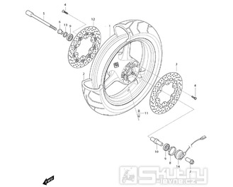 41 Přední  kolo - Hyosung GV 650i E