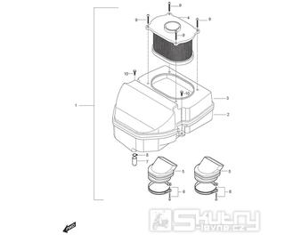 FIG11 Vzduchový filtr - Hyosung GT 125 NE