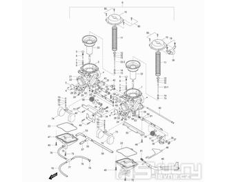 10 Karburátor - Hyosung GV 125M Aquila E3