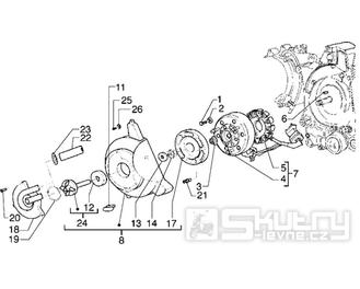 T16 Magneto dobíjení - Gilera Runner 125 VX 4T LC (ZAPM24200)