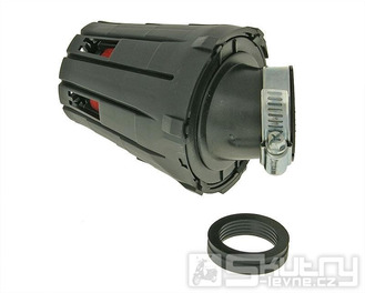 Vzduchový filtr Boxed - černý 45° 28-35mm