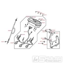 F02 Tachometr - Kymco Yager / Spacer 125