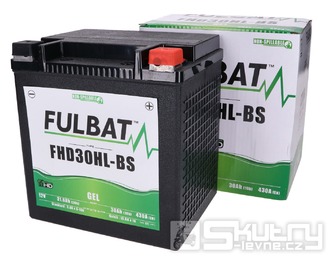 Baterie Fulbat FHD30HL-BS GEL pro Harley Davidson