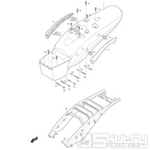 37 Zadní blatník - Hyosung GV 650i E