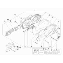 1.45 Vzduchový filtr - Gilera Runner 200 ST 4T LC 2008-2011 (ZAPM46401)