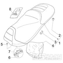 2.39 Sedačka - Gilera Fuoco 500ccm 4T-4V ie E3 LT od 2013 (ZAPM83100...)