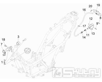 2.46 Zámky - Gilera Nexus 500 4T LC 2009-2011 (ZAPM35200)