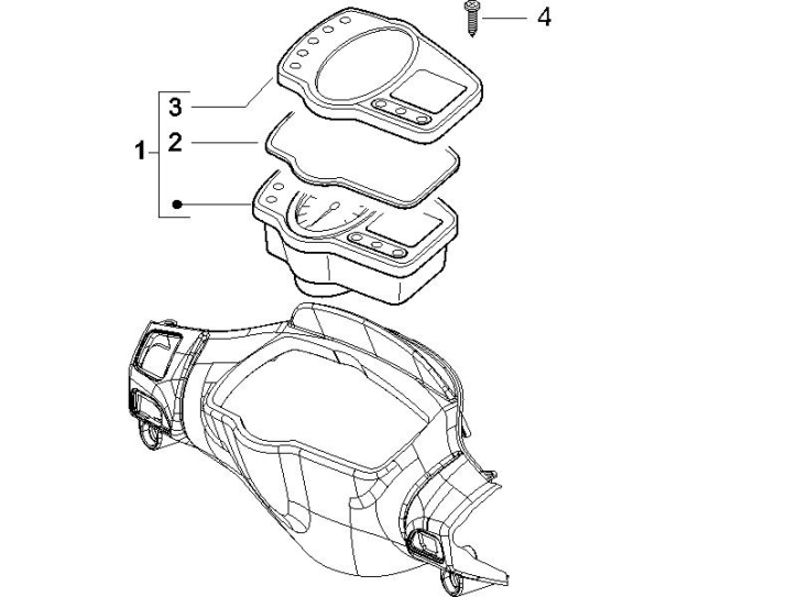 3.02 Tachometr - Gilera Runner 50 PureJet 2005-2006 UK (ZAPC46200)