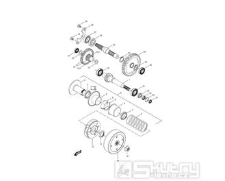 11 Spojka / Převodovka - Hyosung SF 50