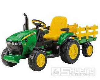 John Deere Ground Force s vlekem Peg Pérego