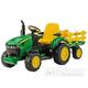 John Deere Ground Force s vlekem Peg Pérego