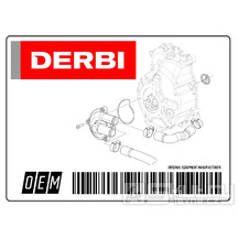 Kryt magneta dobíjení OEM pro Derbi D50B0 Euro 4 2018-