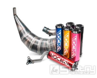 Výfuk Voca Cross Rookie 50/70ccm pro Derbi Senda, DRD, Aprilia RX, SX