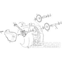 65.23 Olejové čerpadlo - Gilera SMT 50 Racing D50B0 od roku 2011 (ZAPABB00)