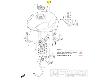 FIG30 Palivová nádrž - Hyosung GT 250i NE (Naked)