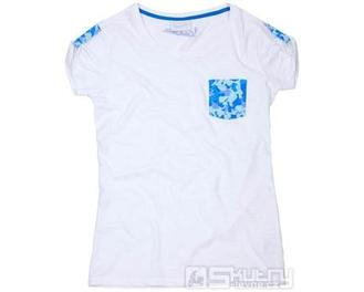 Dámské tričko VESPA «Camouflage», bílé - velikost M