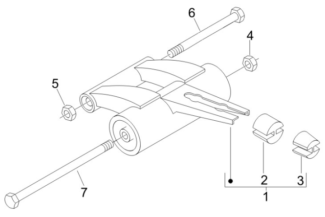 4.01 Uložení motoru - Gilera Runner 50 PureJet ST 2008 (ZAPC46200)