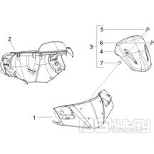 3.01 Kryt řidítek - Gilera Runner 125 VX 4T Race 2006 (ZAPM46300)