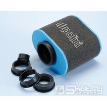 Vzduchový filtr Polini Big Evolution 28-55mm rovný černo-modrý