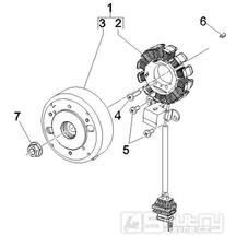 1.21 Magneto dobíjení - Gilera Runner 50 SP 2007 (ZAPC461000)