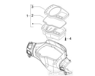 3.02 Tachometr - Gilera Runner 200 ST 4T LC 2008-2011 (ZAPM46401)