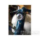 LED světlomet Moto Nostra 120mm 12V DC E9 s rámečkem pro Lambretta LI (série 1–2)