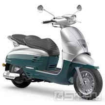 Peugeot Django Standard 125i Euro5+ s prodlouženou zárukou na 4 roky - barva Deep Lake Green/Silver
