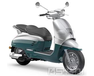 Peugeot Django Standard 125i Euro5+ - barva Deep Lake Green/Silver
