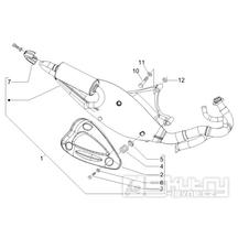 1.42 Výfuk - Gilera Runner 50 PureJet Race CH 2006 (ZAPC46200)