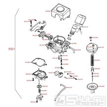 E09 Karburátor - Kymco Agility 50 City 4T
